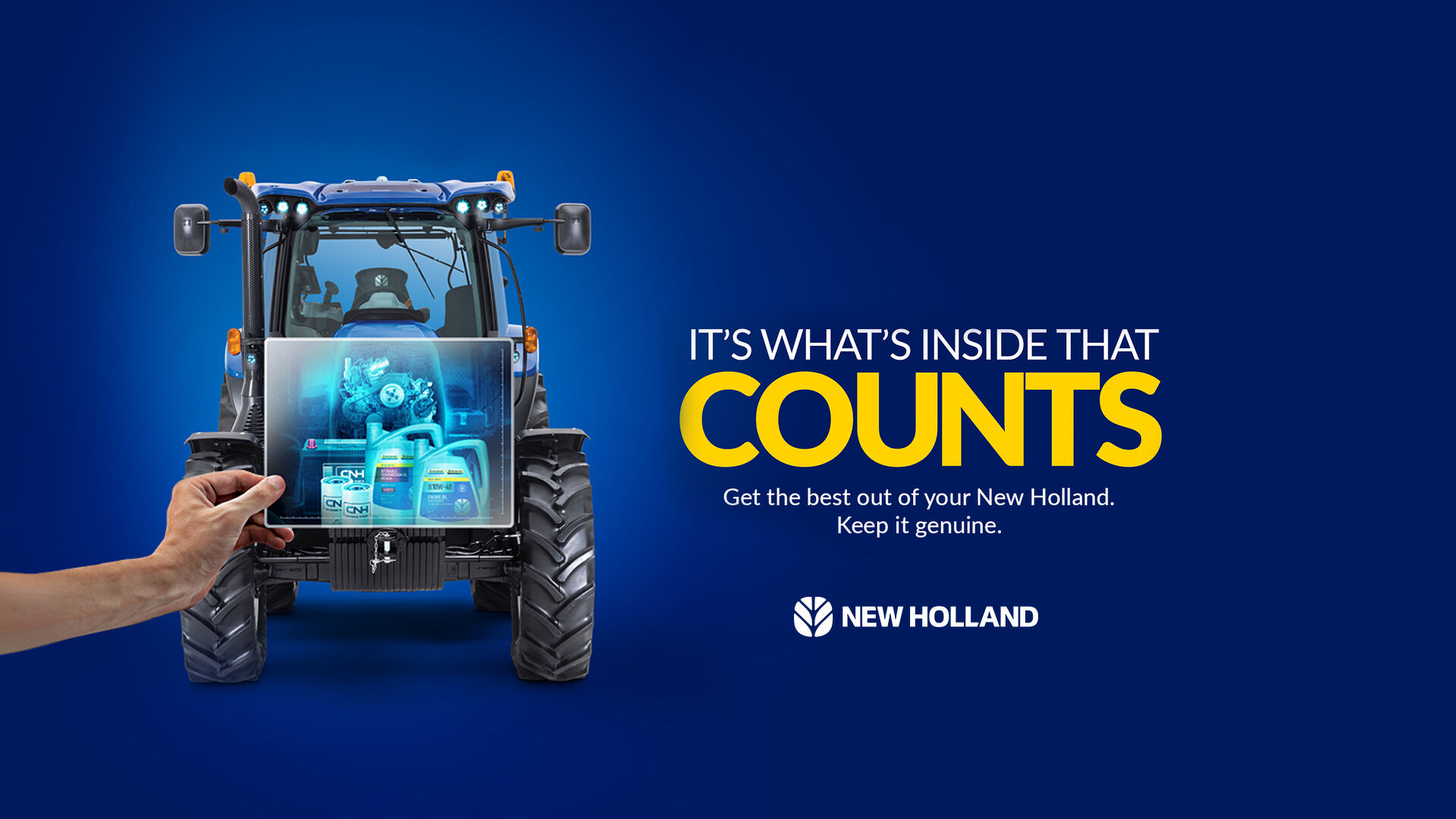 New Holland genuine parts are engineered for performance, safety, and peace of mind, designed to keep your machine running stronger, for longer.